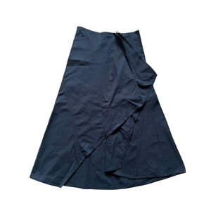 Isabel De Pedro Mr Cat Maxi Wrap Skirt Front Flap Lagenlook Artsy Goth Steampunk